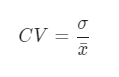 formula coefficiente di variazione